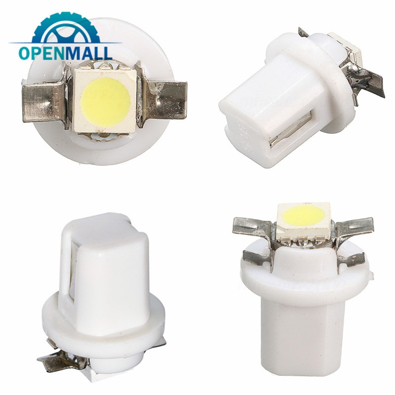 Bộ 10 đèn LED 1smd T5 gắn bảng điều khiển xe ô tô