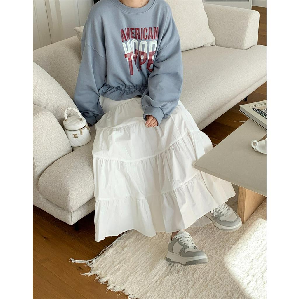 Chân Váy Dài Lưng Cao Dễ Phối Đồ 61057