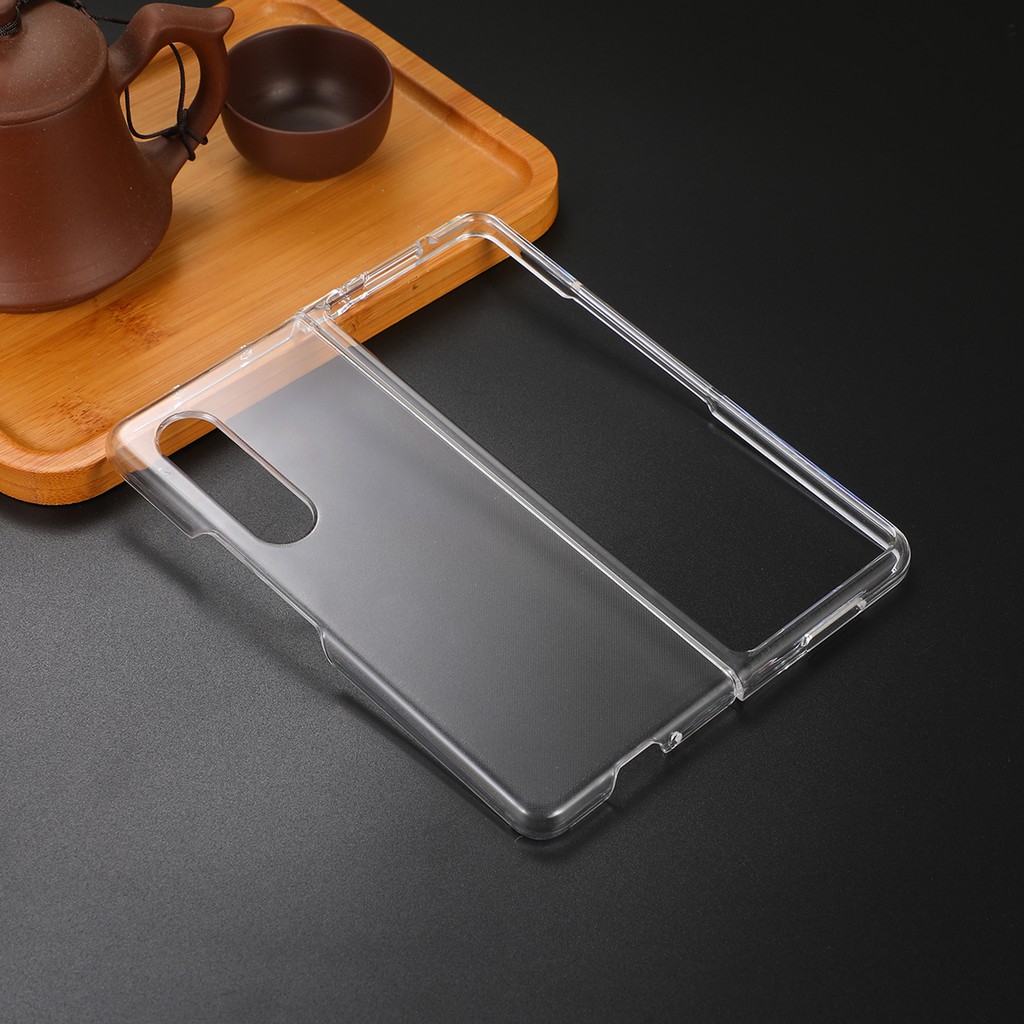 Ốp Điện Thoại PC Cứng Trong Suốt Mặt Nhám Có Thể Gấp Gọn Bảo Vệ Màn Hình Cho Samsung Z FOLD 3 FOLD3