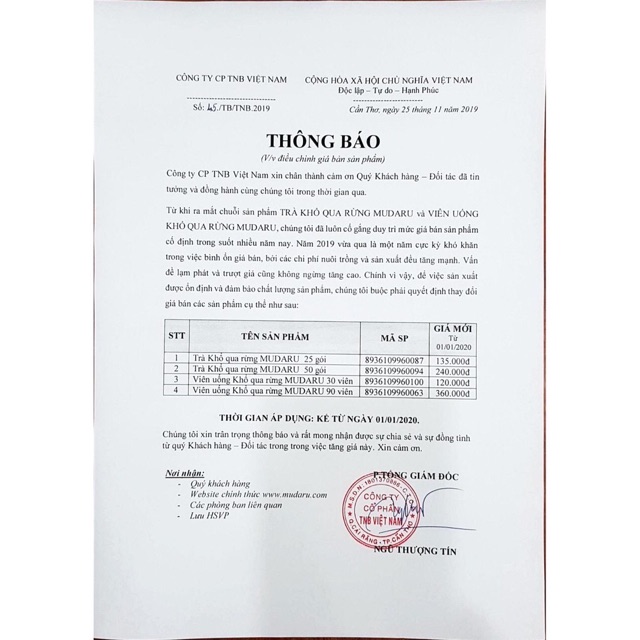 Trà túi lọc Khổ Qua Rừng MUDARU-hộp 50 gói