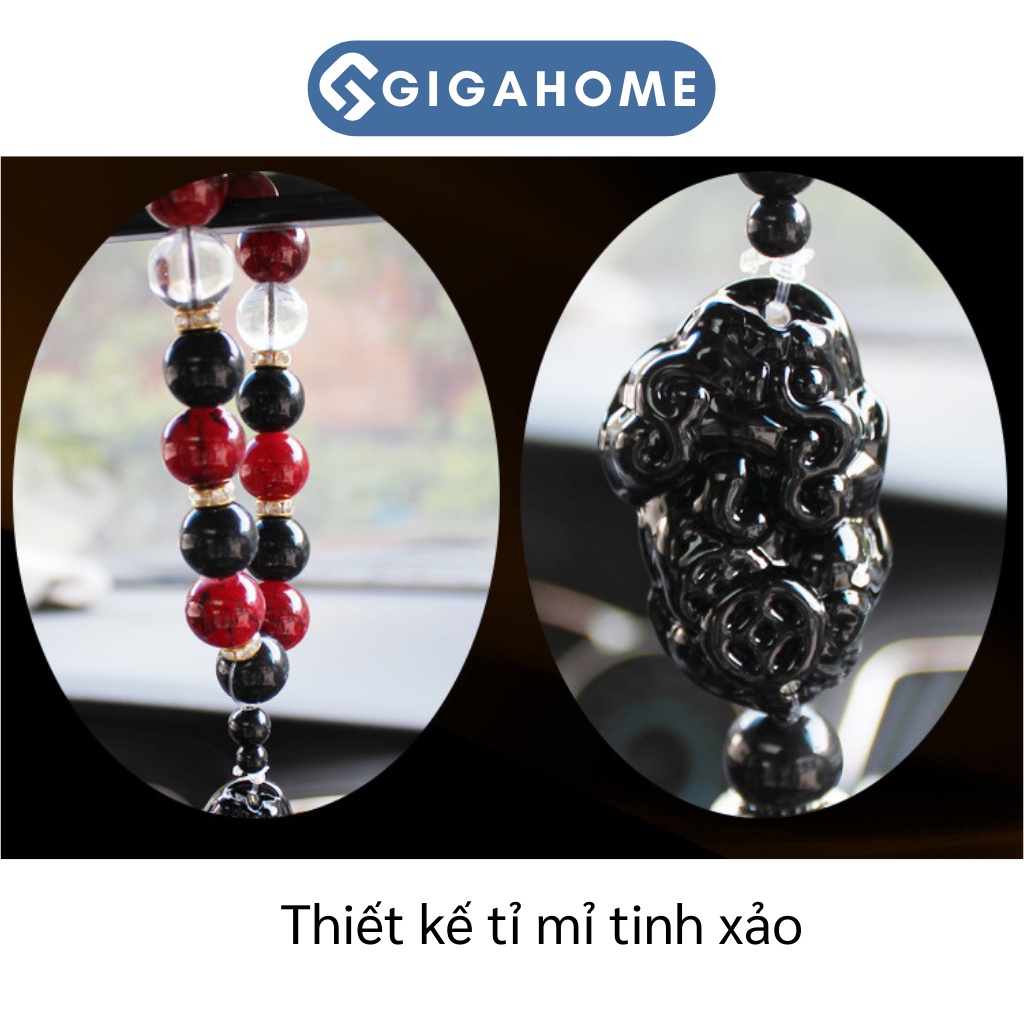 Vòng Tay Chuỗi Hạt Phong Thủy Treo Xe Hơi Cầu Bình An GIGAHOME 8976