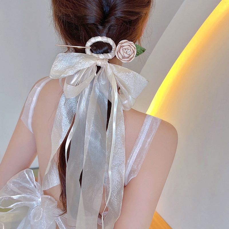 Trâm Cài Tóc Dày Họa Tiết Hoa Thời Trang Cho Nữ