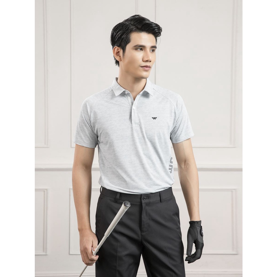 Áo polo nam Aristino  GOLF FIT cao cấp thấm hút mồ hôi chống  tia UV APSG12S1