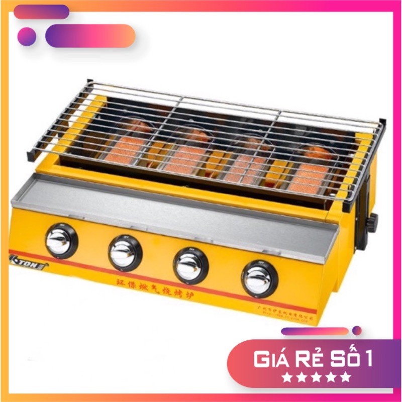 [ Hàng ETON Chính Hãng ] - Bếp Nướng BBQ 4 Họng Gas ET-K222