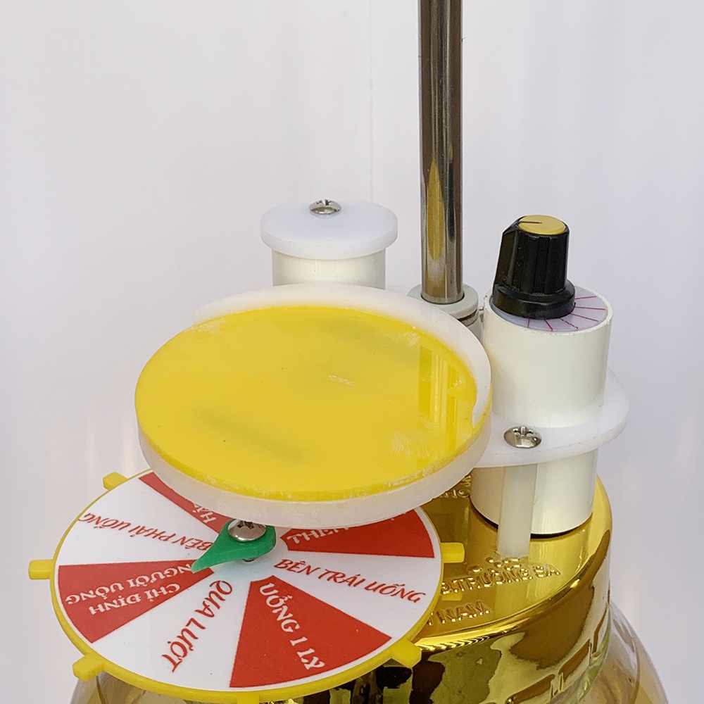 Máy rót rượu tự động K02 bình thủy tinh đặt ly tự rót 0.9L