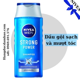 Dầu gội Nam làm sạch và mượt tóc Nivea Men, chai 250ml