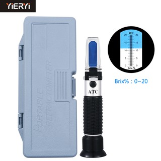 0-20% Khúc xạ kế brix Sugar mét brix mét