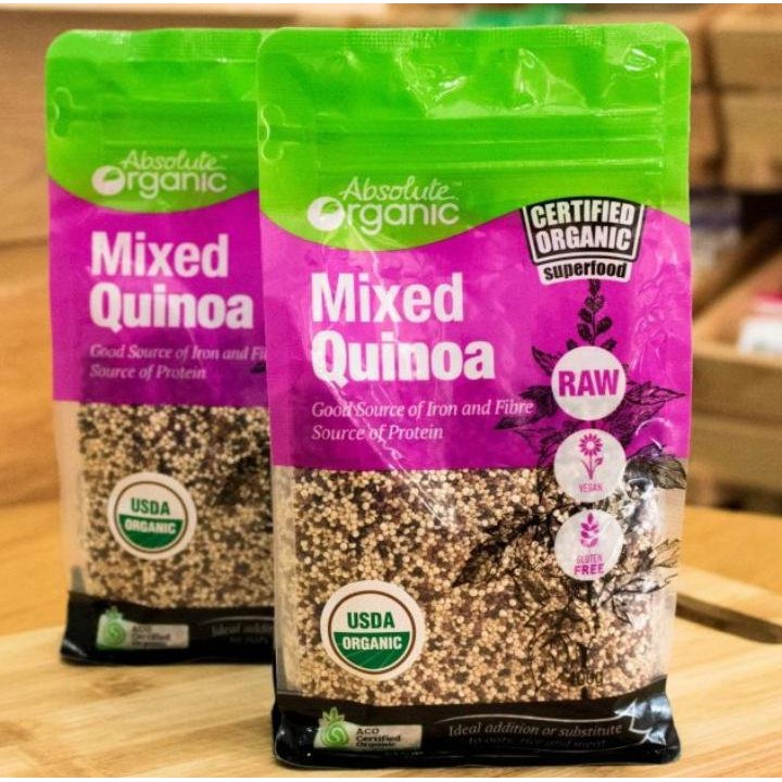 Hạt Diêm Mạch Quinoa Mix Absolute Organic Úc 400gram