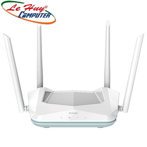 Bộ Phát Wifi DLink R15 AX1500 WiFi 6 Eagle PRO AI 2 Băng Tần