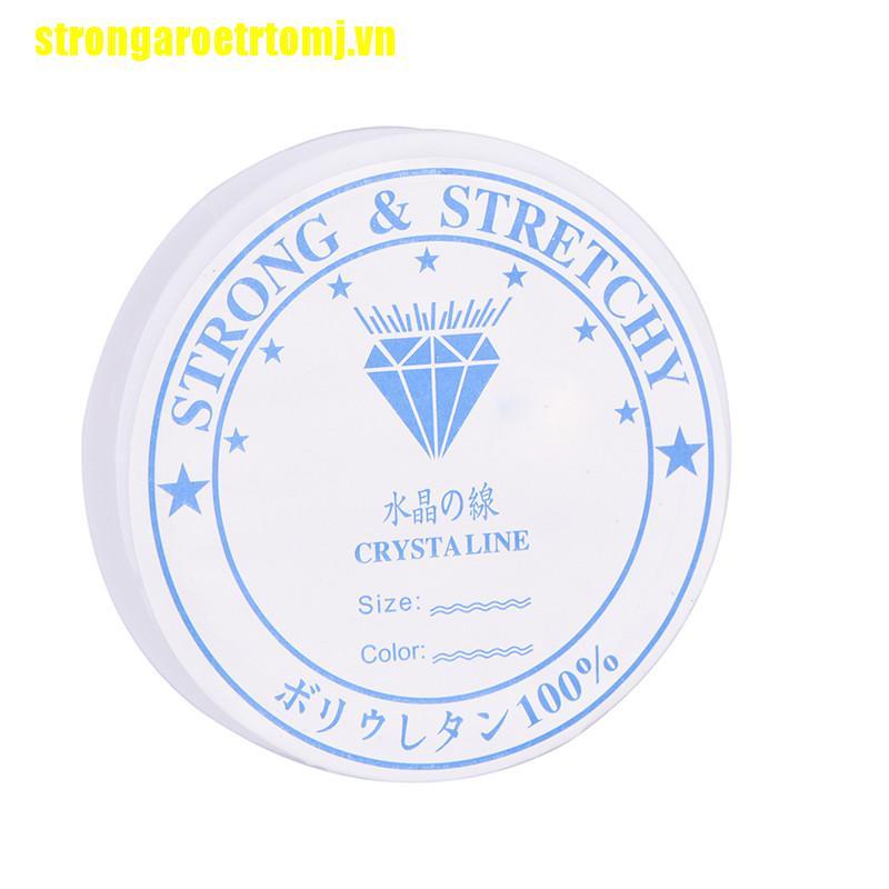 Set 10 Cuộn Dây Cước Xỏ Hạt Pha Lê Co Giãn Tiện Dụng