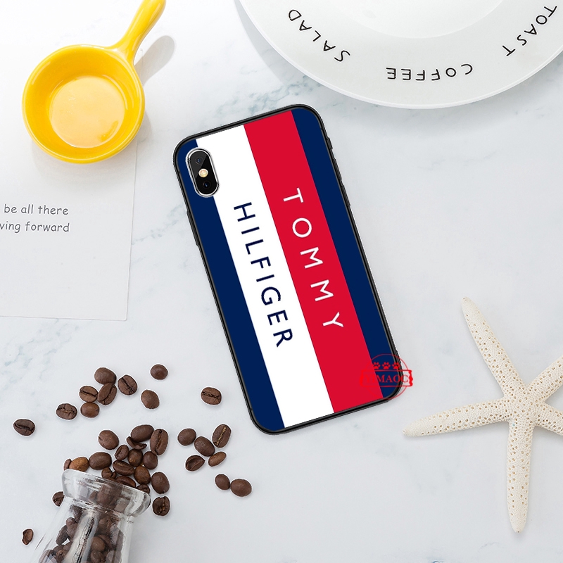 Ốp tommy hilfiger dành cho iPhone XS Max XR X 11 Pro 7 8 6 6S Plus 158Q