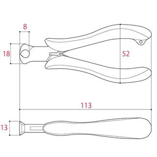 Kìm cua 4.5 inch TM-14