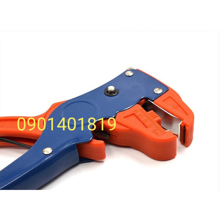 Kiềm Tuốc Dây Điện  2 Màu  Đỏ - Xanh