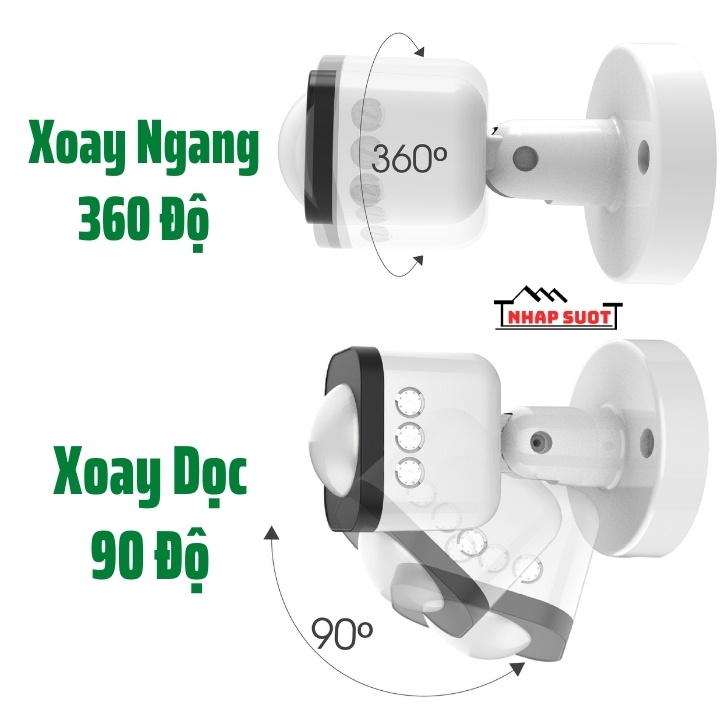 Mắt Cảm Biến Chuyển Động Hồng Ngoại Của Rạng Đông 300W Có Thể Điều Chỉnh Góc Cảm Biến (Model: CT01.PIR 300W)