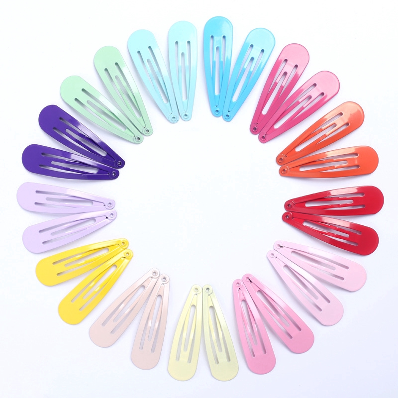20 PCS/SET Cute Sweet Candy Color Girls BB Broken Hair Bangs Hairpin Hair Accessories