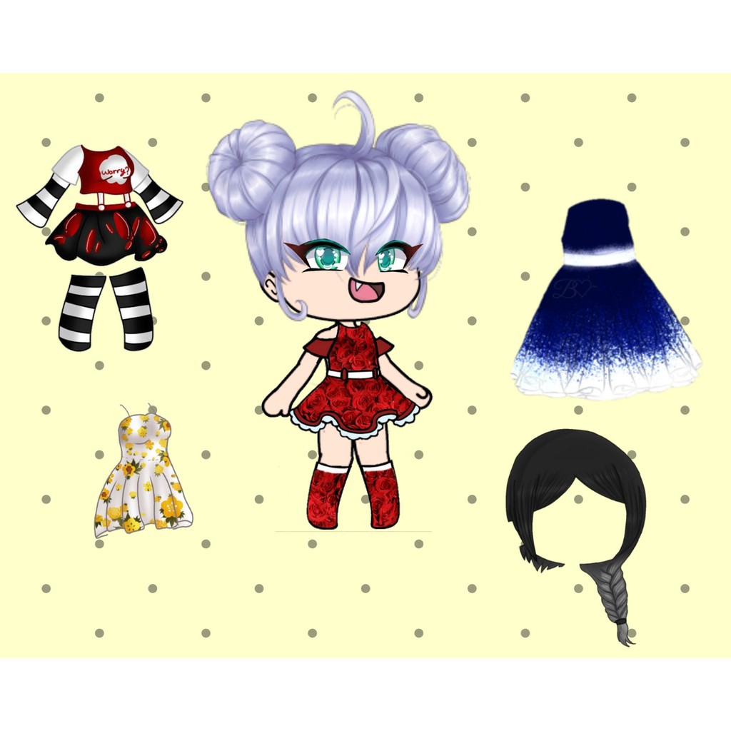 Búp bê giấy chibi - Gacha