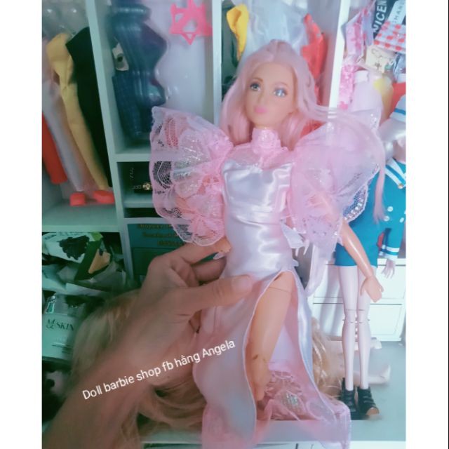 Đầm công chúa màu hồng cho barbie xinyi blythe muse giá rẻ - Hàng nhập khẩu