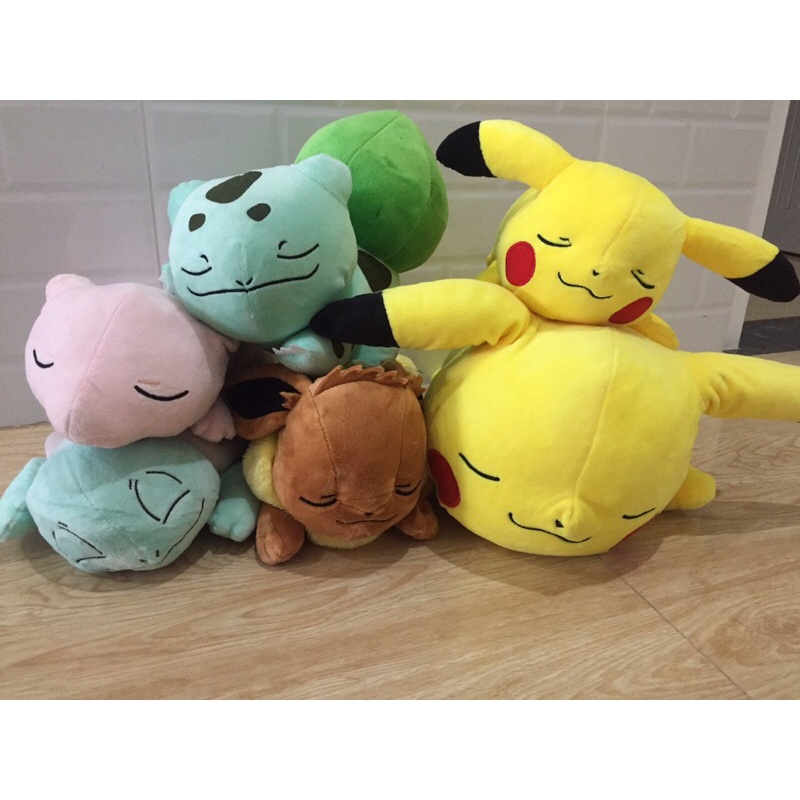 Gấu bông pokemon ngủ say