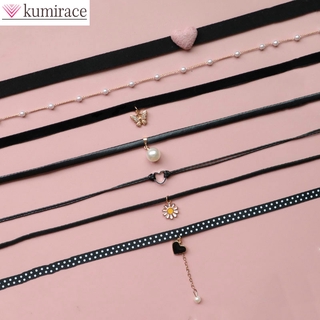 Vòng Cổ Choker Phối Ngọc Trai Thời Trang Cho Nữ