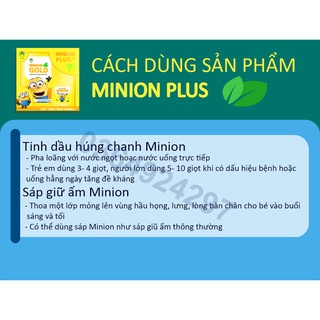 [MINION]🎈Dầu húng chanh minion 30ml🎈
