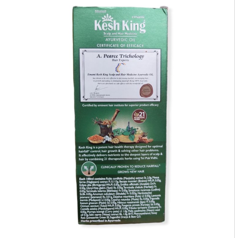 Dầu dưỡng tóc Kesh King 21 loại thảo dược 100ml