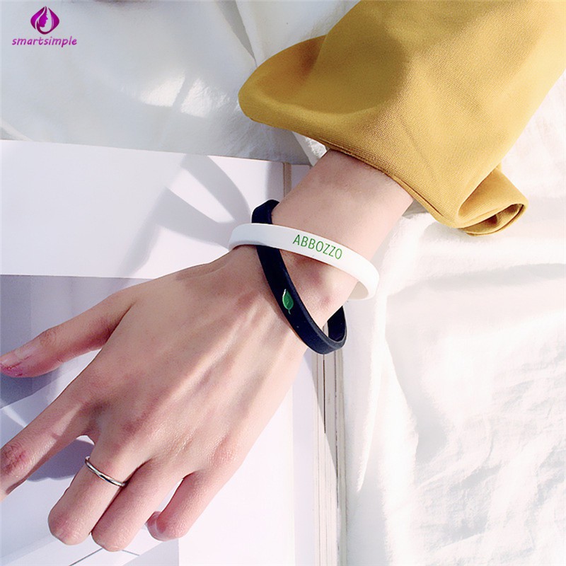 Vòng đeo tay silicone kiểu dáng thể thao dành cho cặp đôi