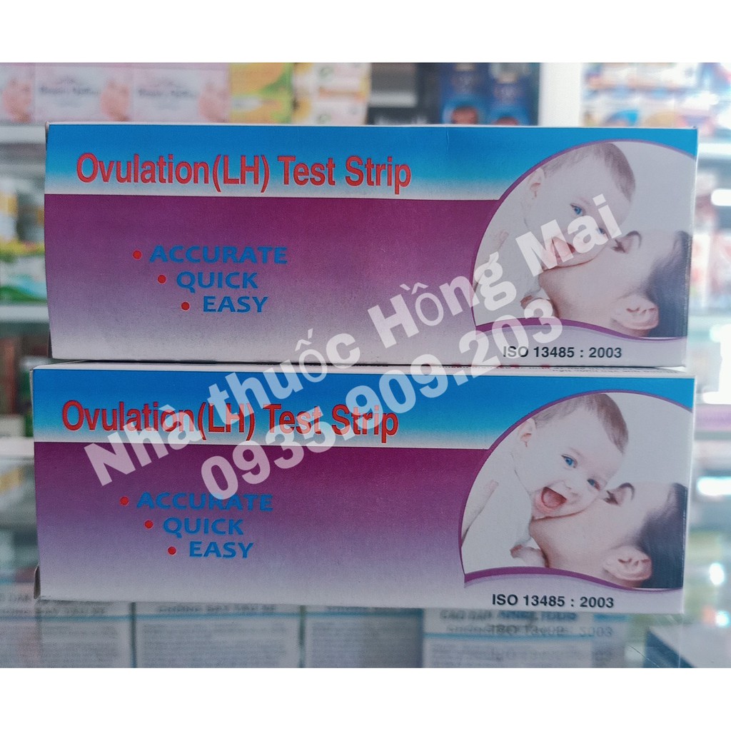 QUE TEST RỤNG TRỨNG OVULATION (LH) TEST STRIP(CHE TÊN SẢN PHẨM)