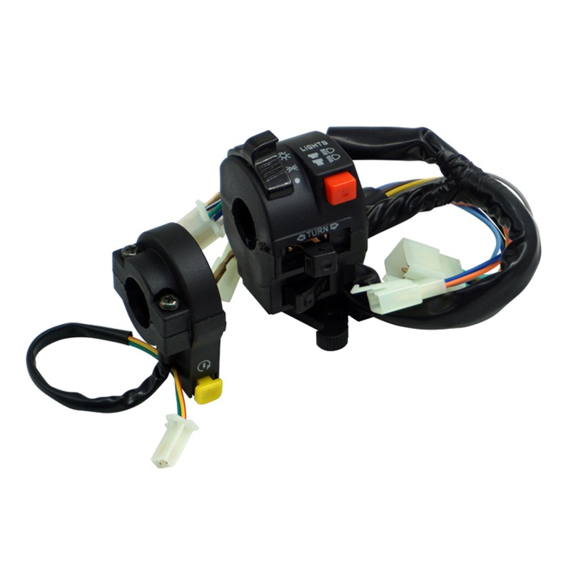Công Tắc Đèn Pha / Còi 3 Trong 1 7 / 8 &quot;Gắn Tay Lái Xe Đạp