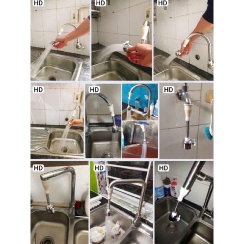 Vòi nối tăng áp 360° công nghê cao