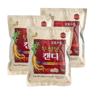 Combo 3 gói kẹo sâm không đường hàn quốc 500g