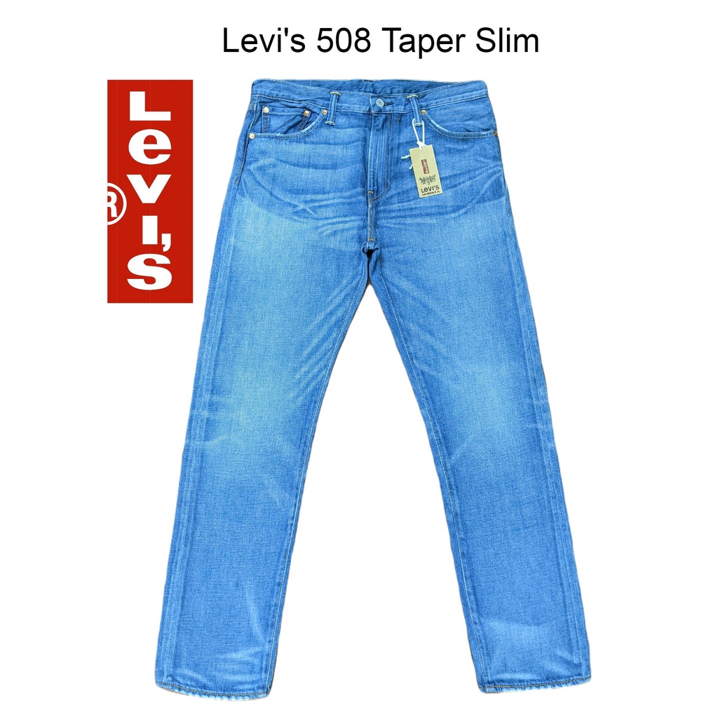 Quần jeans nam Levi's 508 Taper Slim Hàng Hiệu