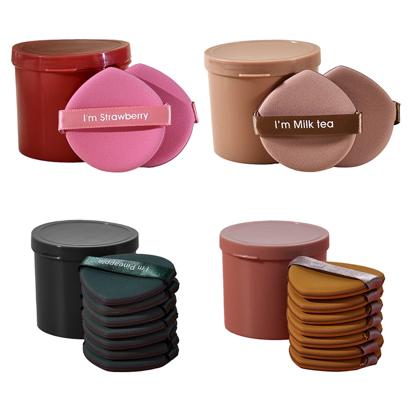 Set 7 Mút Trang Điểm Mềm Mại Thiết Kế Hai Mặt Tiện Dụng