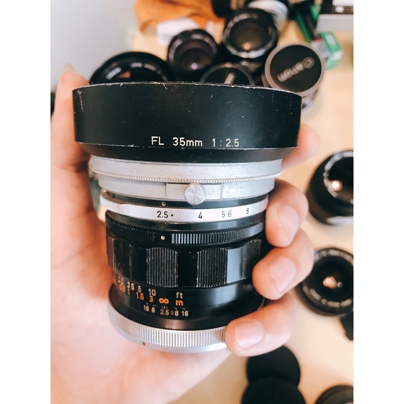 Ống kính MF CANON LENS FL 35mm F2.5