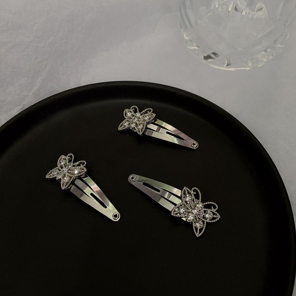 Kẹp Tóc Hình Nơ Đính Kim Cương Thời Trang Hàn Quốc 23603