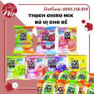 1 thạch rau câu ohiro mix đủ vị