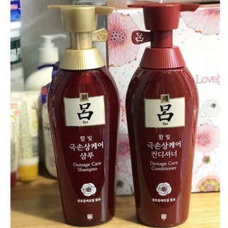 Dầu gội, xả cao cấp đông y nhân sâm chống rụng tóc Ryo Damage Care 400ml