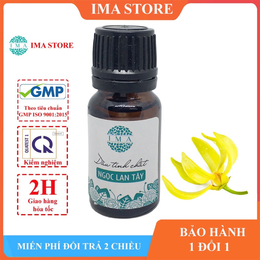 Tinh Dầu Thơm Phòng Ngọc Lan Tây IMA Ylang Ylang Essential Oil Giúp Thơm Phòng, Tinh Thần Hứng khởi