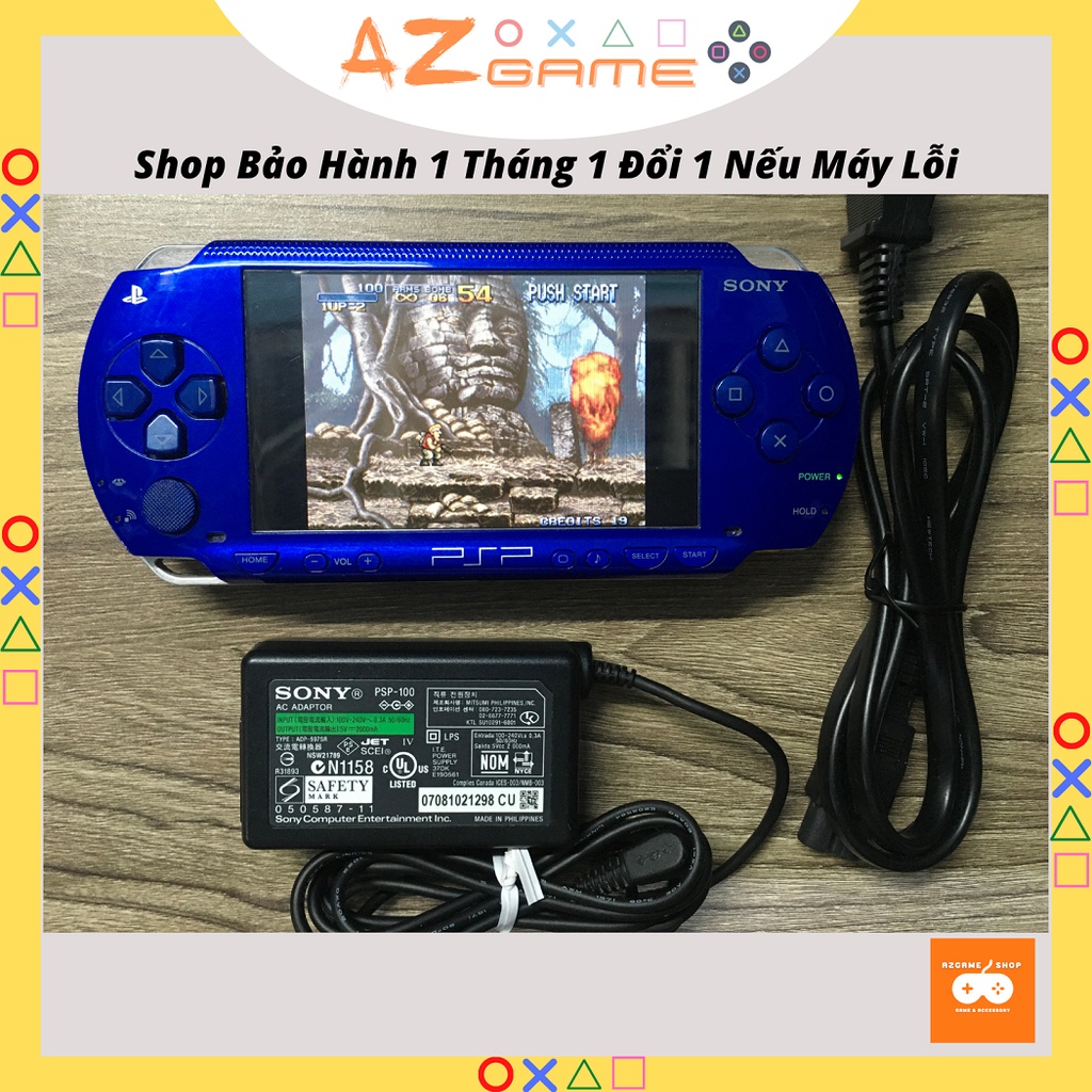 Máy Game PSP 1000 (Full game PSP/PS1/GBA/NES/SNES/GAME THÙNG) + Đủ Phụ Kiện