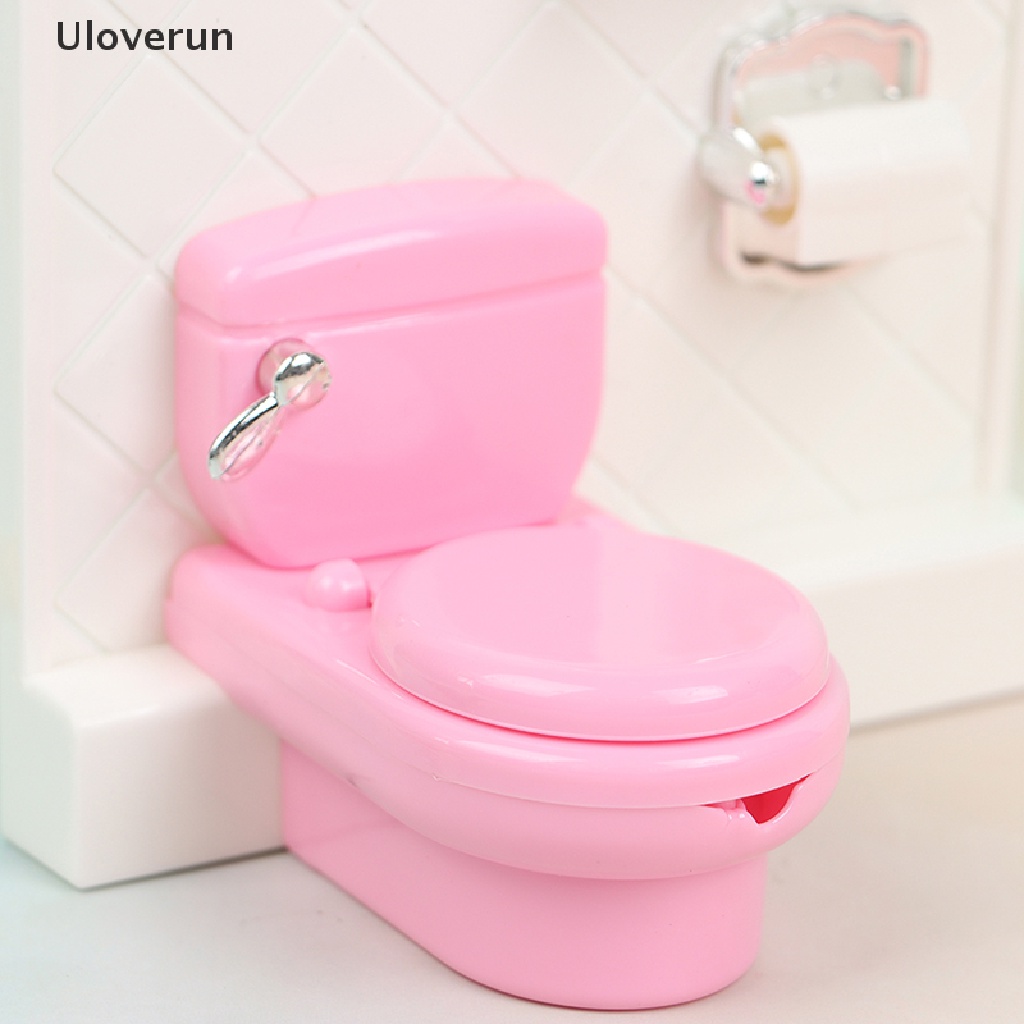 Mô Hình Bồn Cầu Xinh Xắn Cho Búp Bê