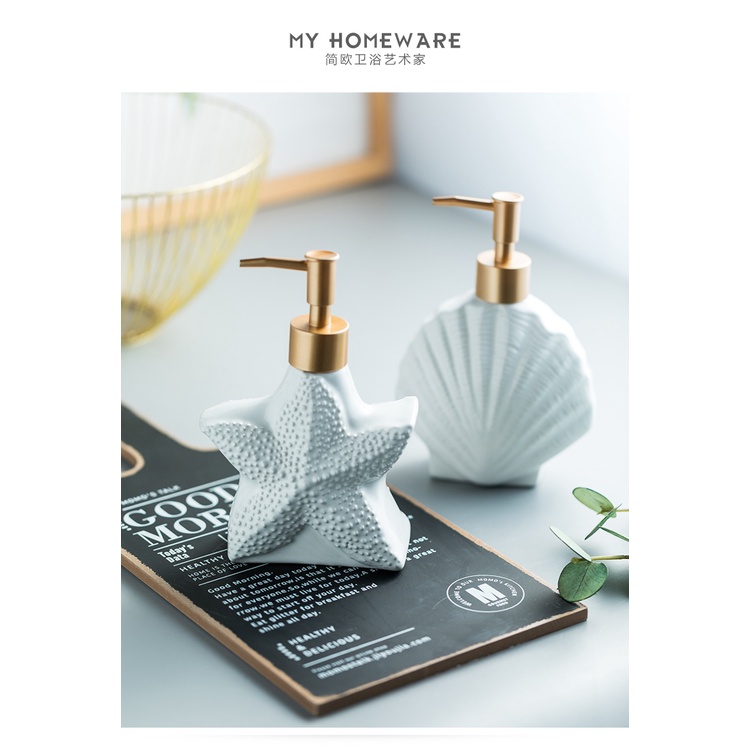 Dầu Gội Sữa Rửa Tay jane ou Nhẹ Sang Trọng Bằng Gốm Cho Phòng Tắm @ -
