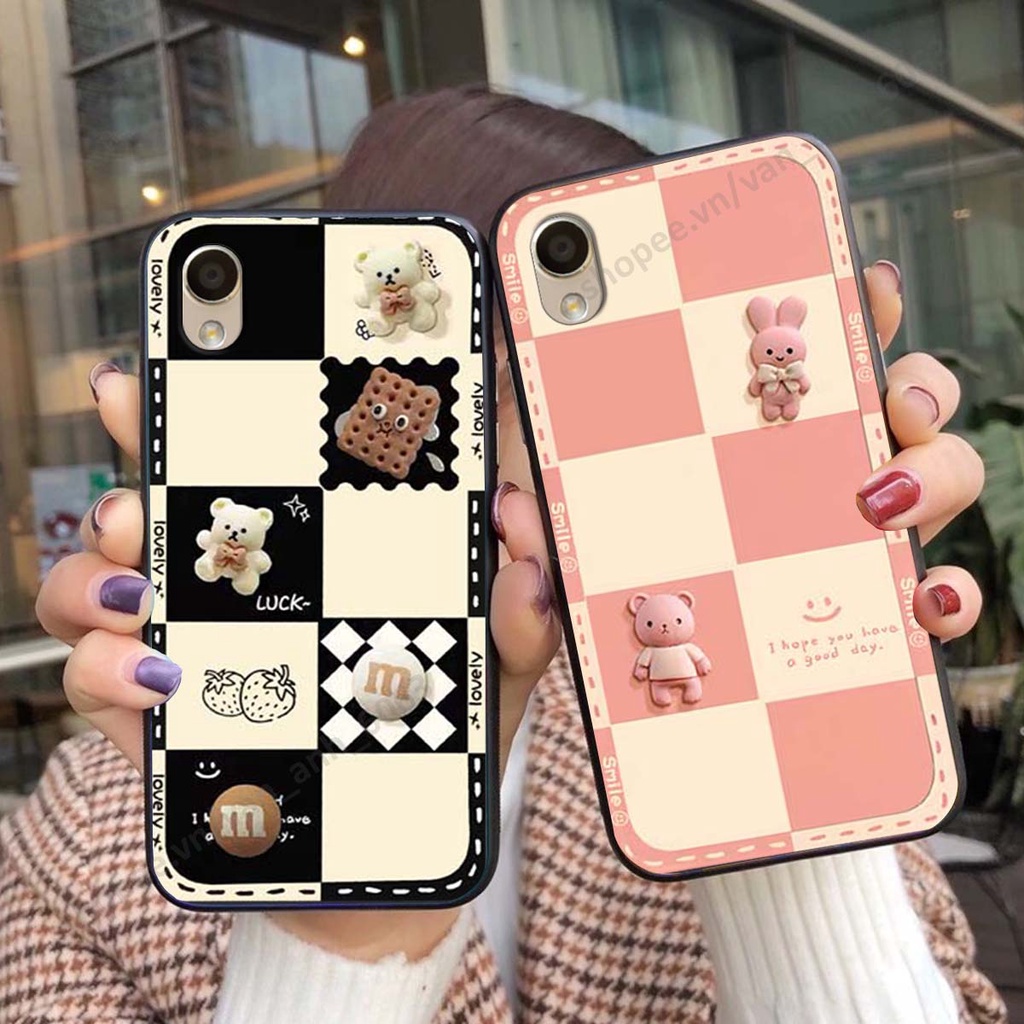 Ốp lưng Oppo A37 / Neo 9 / F1 Plus hình gấu, kẹo dễ thương cute
