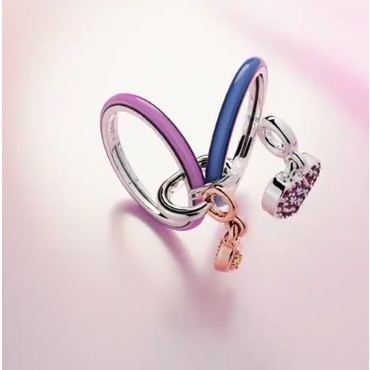 Đầu Nối Hai Vòng Bạc 925 Pandora ME