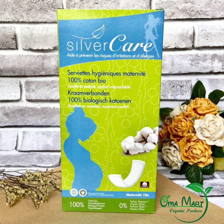 Băng Vệ Sinh Hữu Cơ Dành Cho Phụ Nữ Sau Sinh Silvercare 10m