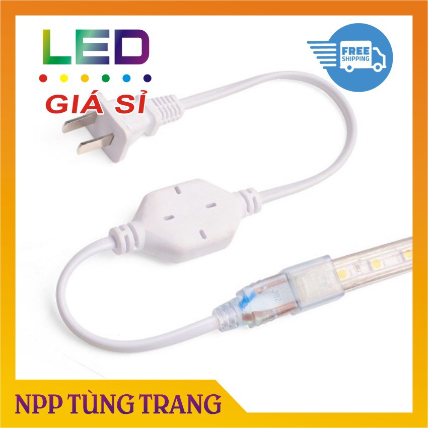 Đèn led quấn cây 2 hàng 2835 cực sáng sử dụng điện 220V bán theo mét