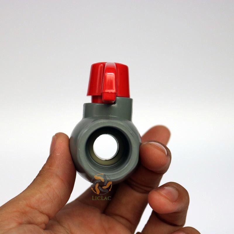 Van Khóa Nước Cao Cấp, Chất Liệu Nhựa PVC Siêu Bền - Chợ Lớn Giá Sỉ