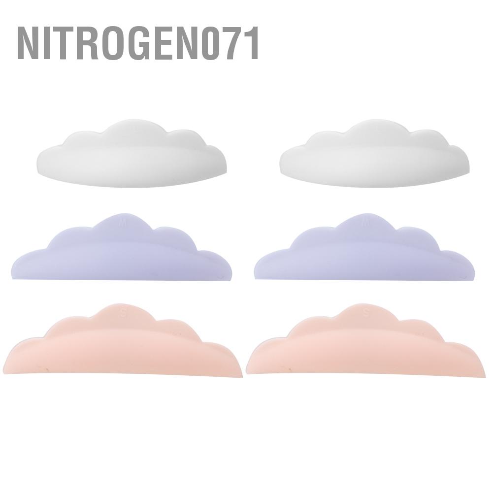 [Hàng mới về] Set 3 cặp miếng đệm nối mi lót dưới mắt bằng silicone