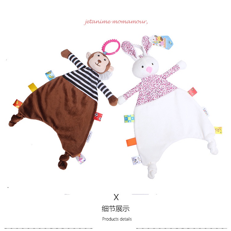 Khăn lông mềm mại thoải mái họa tiết động vật hoạt hình dễ thương cho bé