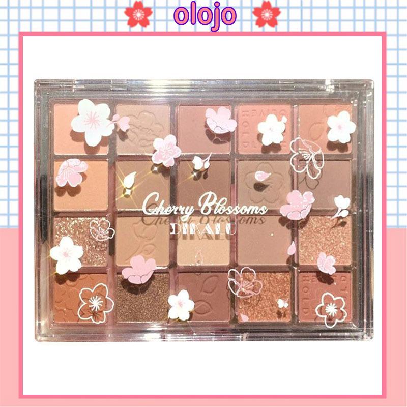 ⚜️Bảng phấn mắt 20 màu DIKALU Eyeshadow Palette tông cam đào hồng đất