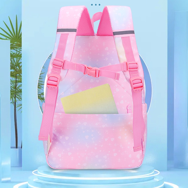 Ba Lô Đi Học Màu gradient Xinh Xắn Cho Bé