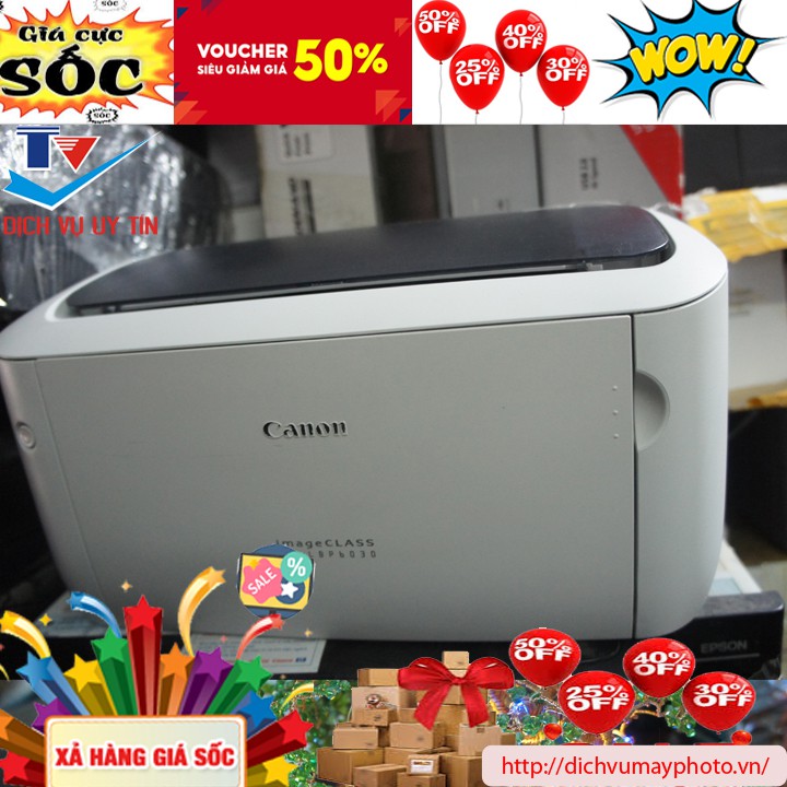 Máy in cũ Canon LBP 6030 6000 6030w nhỏ gọn đẹp chất lượng đẹp trên 80%